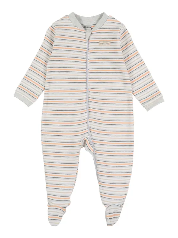 JACKY JACKY Pidžama set  bež / siva / prljavo bijela