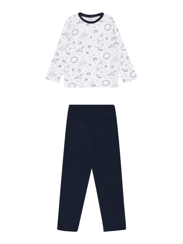 JACKY JACKY Pidžama set  mornarsko plava / crna / bijela