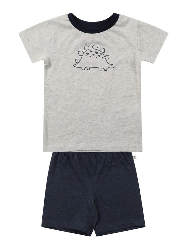 JACKY JACKY Pidžama set  morsko plava / siva melange