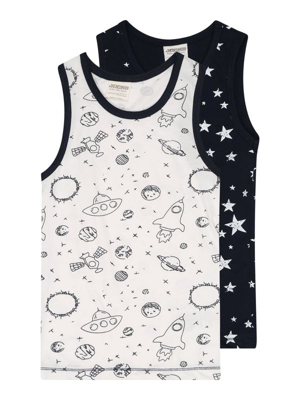 JACKY JACKY Potkošulja  crna / bijela