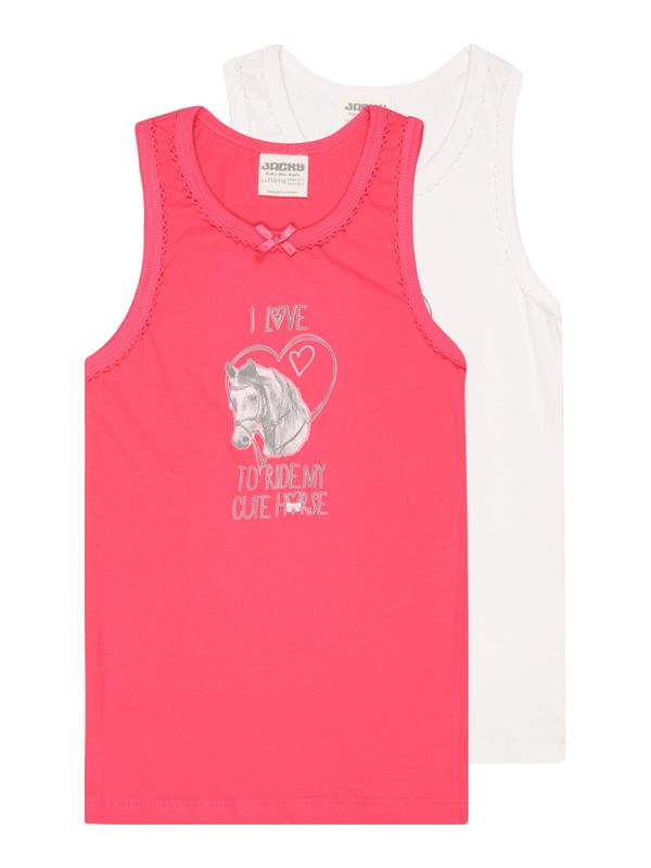 JACKY JACKY Potkošulja  siva / roza / bijela