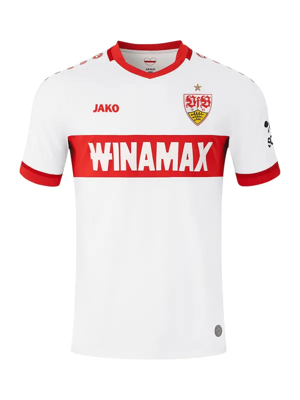 JAKO JAKO Dres 'VfB Stuttgart 24-25 Heim'  žuta / crvena / bijela