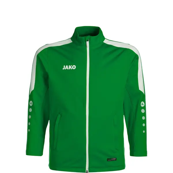 JAKO JAKO Jakna za vježbanje  travnato zelena / bijela