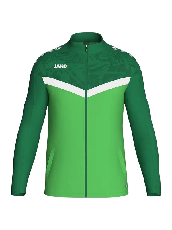 JAKO JAKO Sportska jakna  limeta zelena / tamno zelena / bijela