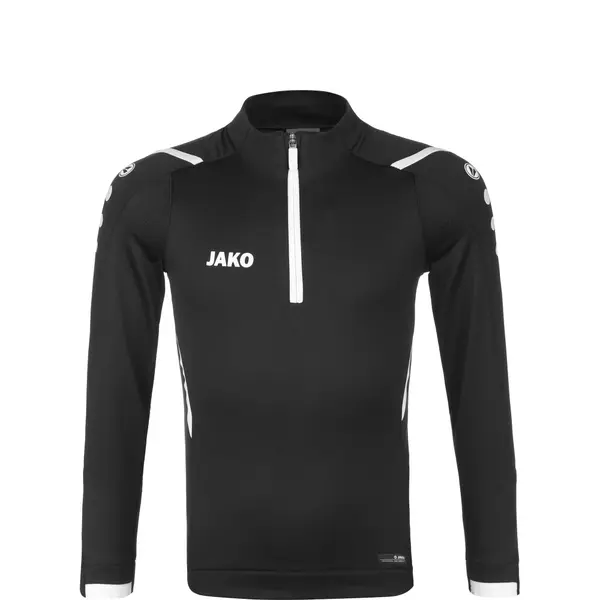 JAKO JAKO Sportska sweater majica 'Challenge'  crna / bijela