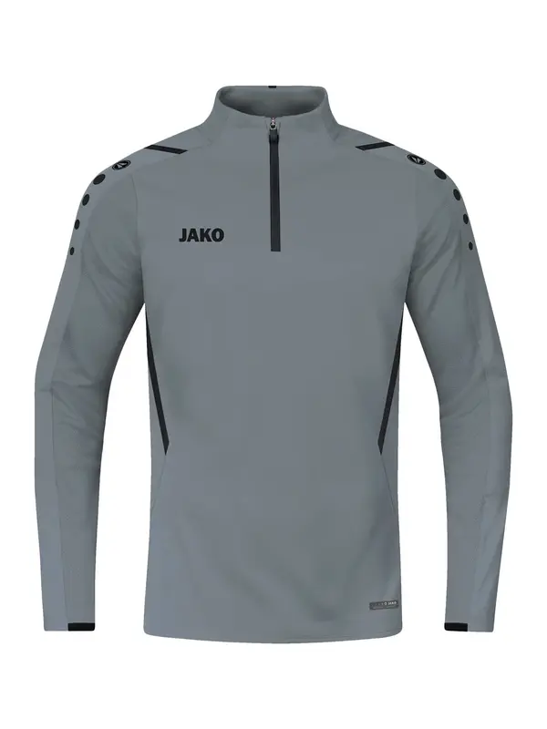 JAKO JAKO Sportska sweater majica 'Challenge'  siva / crna