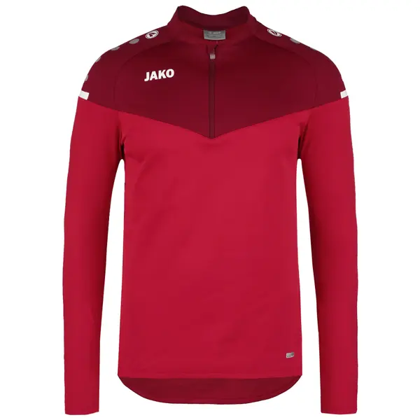 JAKO JAKO Sportska sweater majica 'Champ 2.0'  krvavo crvena / boja vina / karmin crvena / bijela