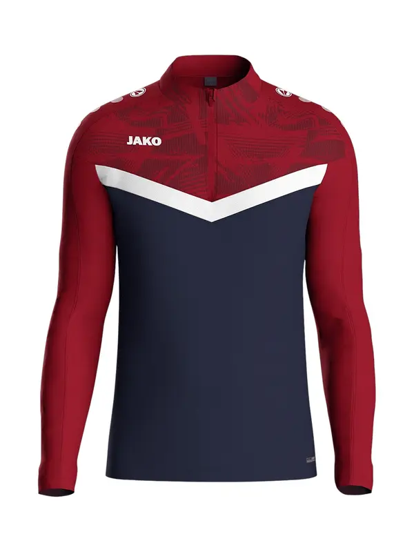 JAKO JAKO Sportska sweater majica  plava / tamno crvena / bijela