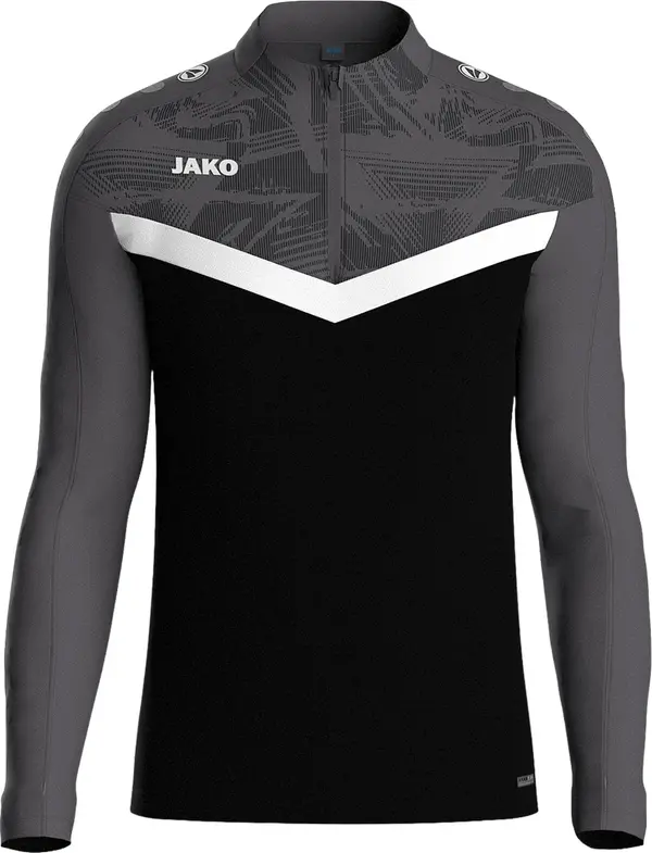 JAKO JAKO Sportska sweater majica  siva / crna / bijela