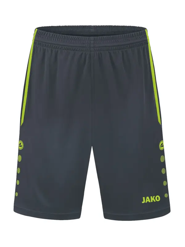 JAKO JAKO Sportske hlače  bazalt siva / neonsko zelena