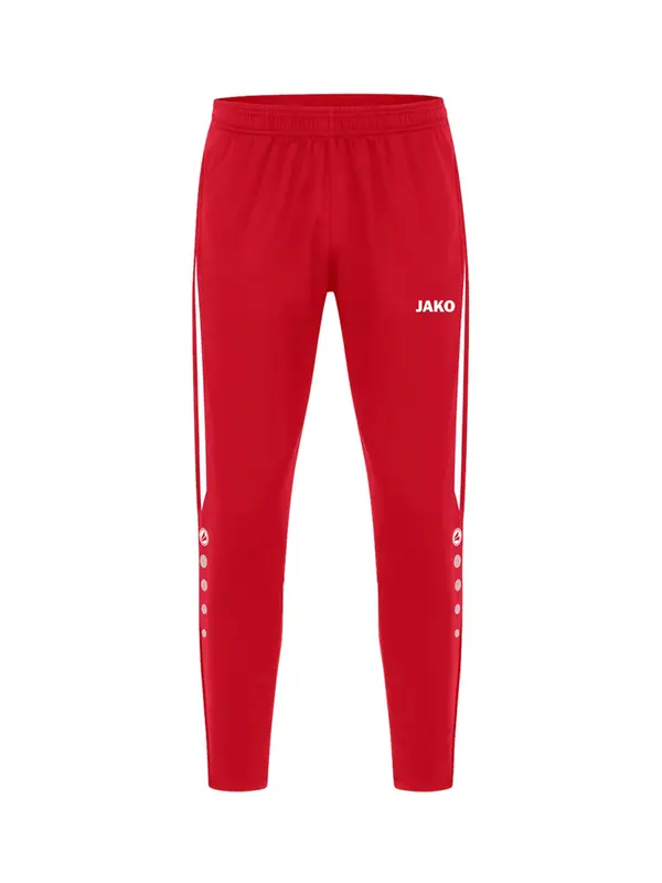 JAKO JAKO Sportske hlače  crvena / bijela