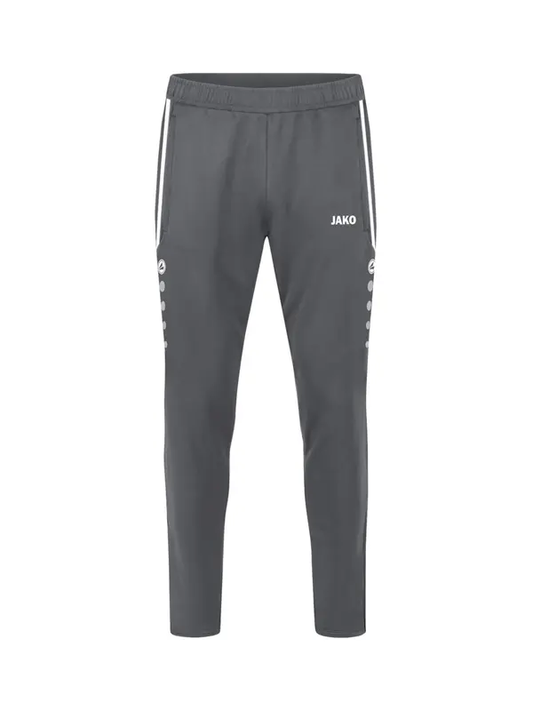 JAKO JAKO Sportske hlače  siva / bijela