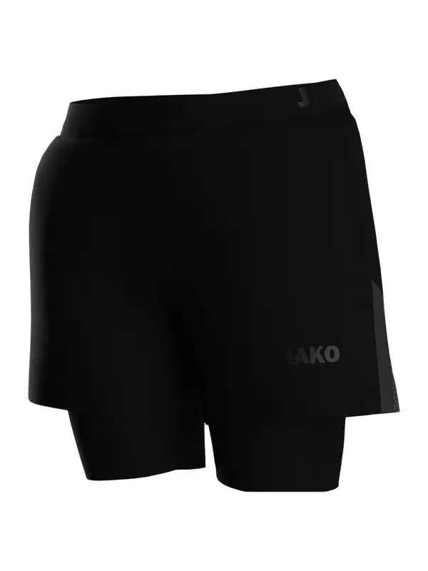 JAKO JAKO Sportske hlače  tamo siva / crna