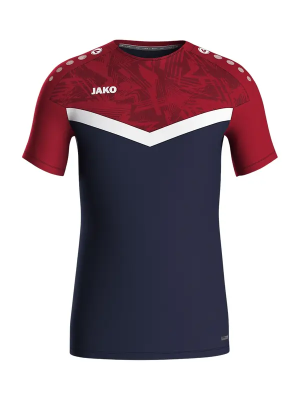 JAKO JAKO Tehnička sportska majica  mornarsko plava / crvena / karmin crvena