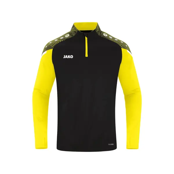 JAKO JAKO Tehnička sportska majica  neonsko žuta / crna / bijela
