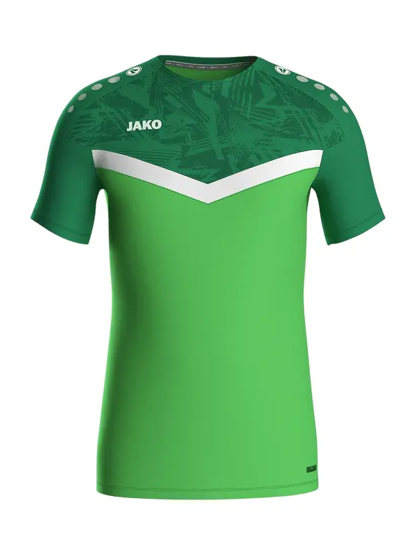 JAKO JAKO Tehnička sportska majica  zelena / tamno zelena / bijela