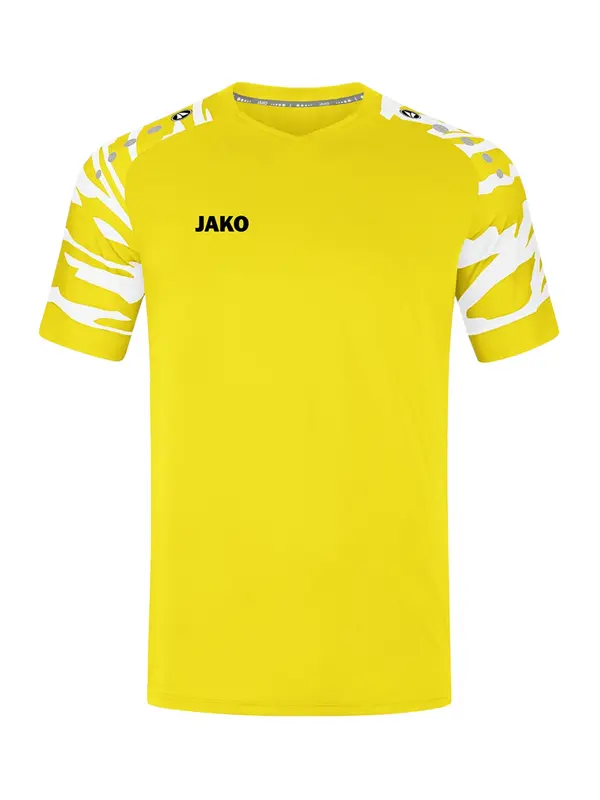 JAKO JAKO Tehnička sportska majica  žuta / srebrno siva / crna / bijela