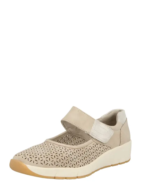 JANA JANA Otvorene balerinke  bež