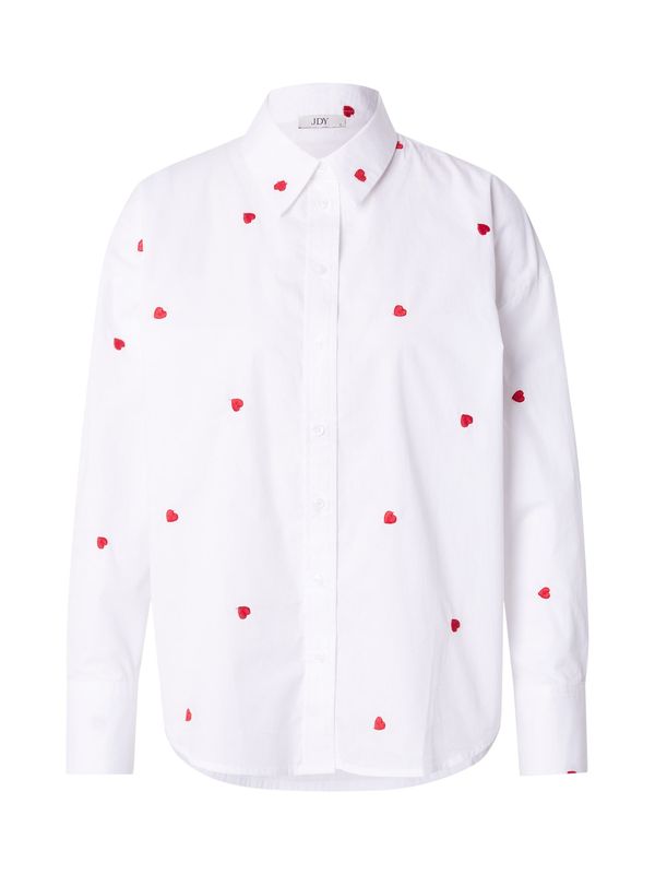 JDY JDY Bluza  crvena / bijela