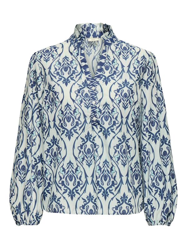 JDY JDY Bluza 'JDYANNA'  tirkiz / crno plava / prljavo bijela