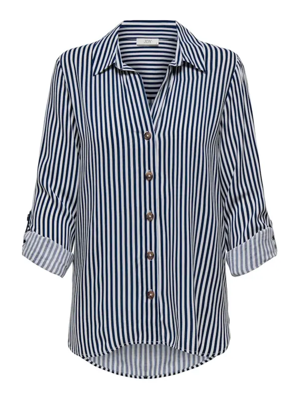 JDY JDY Bluza 'JDYLaurel'  mornarsko plava / bijela