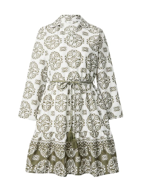 JDY JDY Haljina 'JDYANNA'  maslinasta / bijela