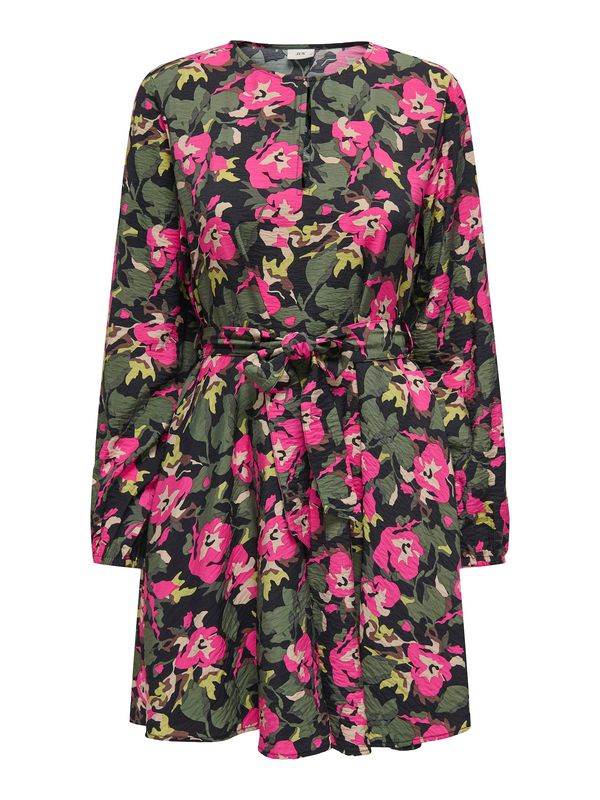 JDY JDY Haljina 'JDYTROYA'  noćno plava / žuta / tamno zelena / neonsko roza