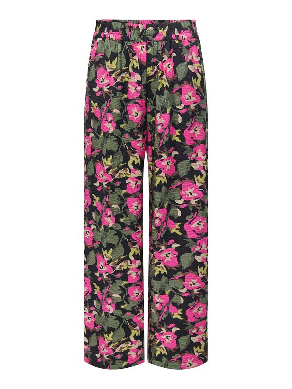 JDY JDY Hlače 'JDYTROYA'  bež / tamno plava / zelena / roza