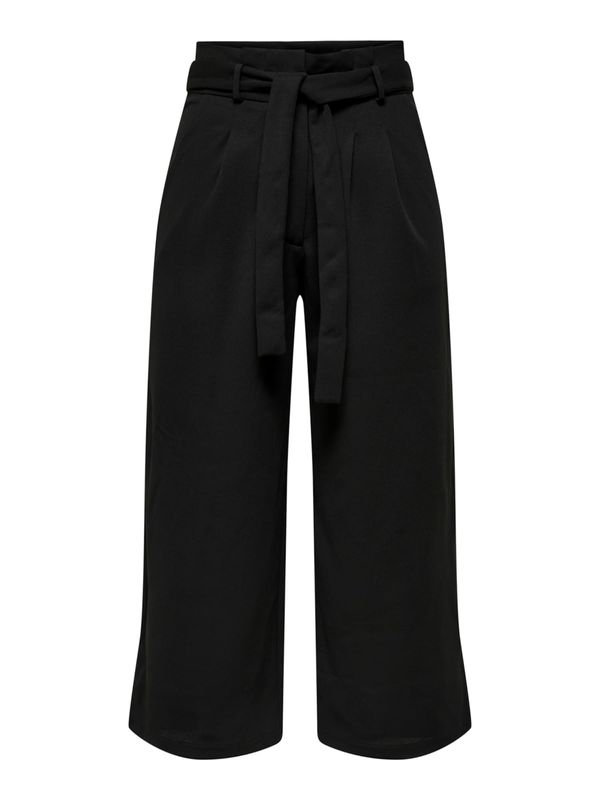 JDY JDY Hlače s naborima  crna