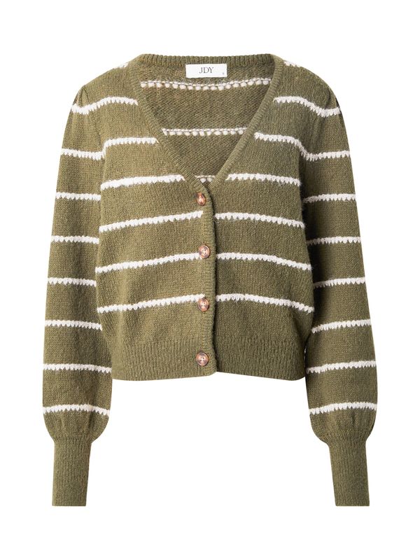 JDY JDY Kardigan 'JDYSIGRID'  maslinasta / bijela