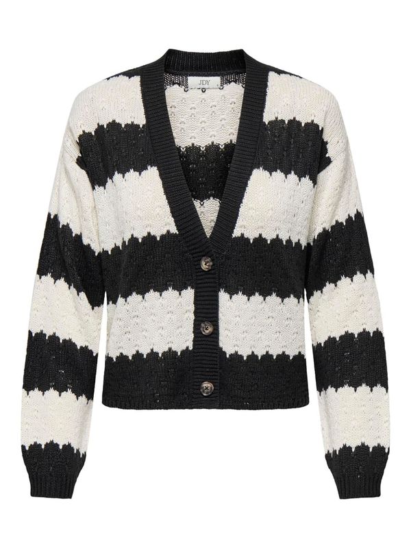 JDY JDY Kardigan 'JDYSUN MIA'  crna / bijela