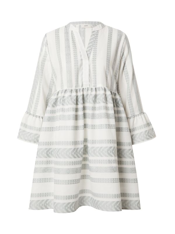 JDY JDY Košulja haljina  siva / bijela