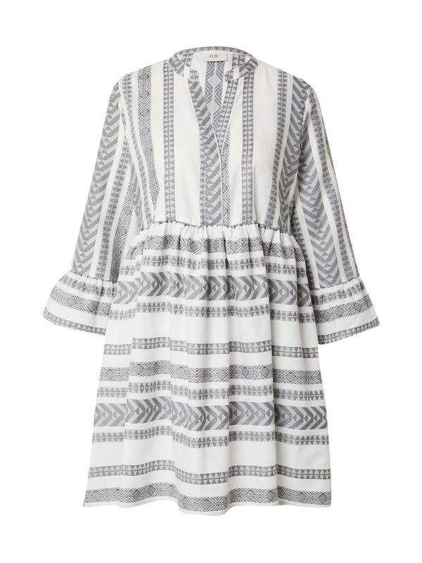 JDY JDY Košulja haljina  siva / bijela