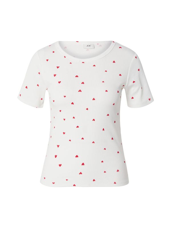 JDY JDY Majica 'JDYSOFIA'  crvena / bijela