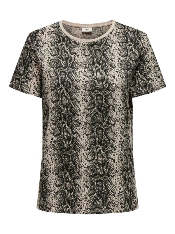 JDY JDY Majica 'VIVA'  bež / svijetlosiva / crna