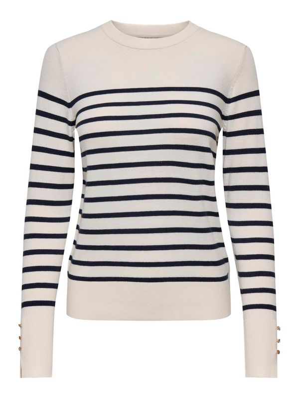 JDY JDY Pulover  crna / prljavo bijela