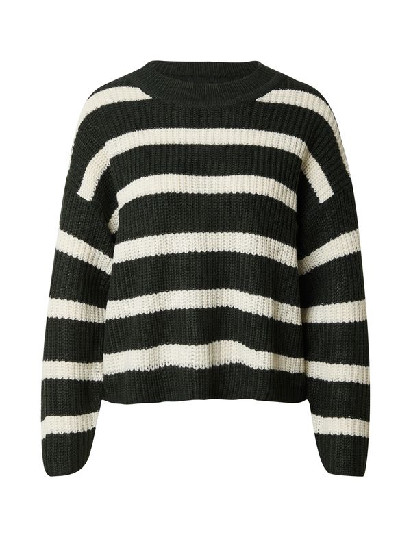 JDY JDY Pulover 'JDYJusty'  svijetlobež / tamno zelena