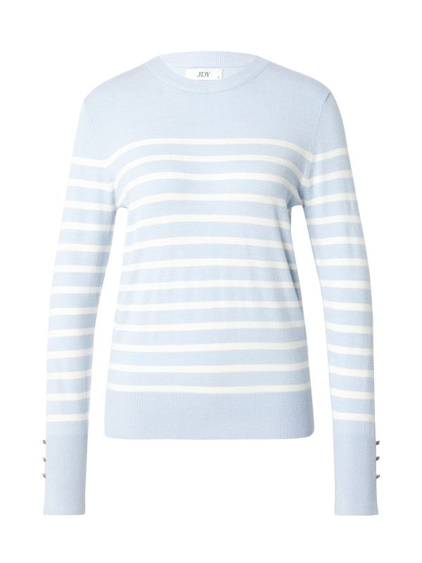 JDY JDY Pulover 'JDYMALOU'  svijetloplava / bijela