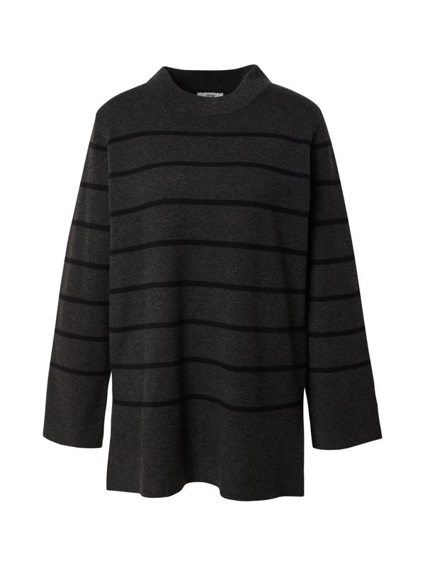 JDY JDY Pulover 'JDYMILA'  antracit siva / crna