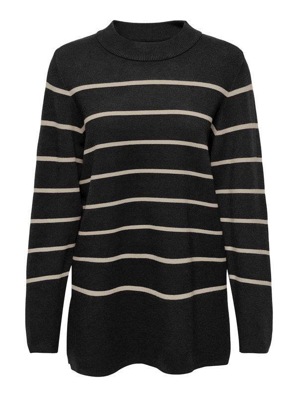 JDY JDY Pulover 'JDYMila'  boja pijeska / crna