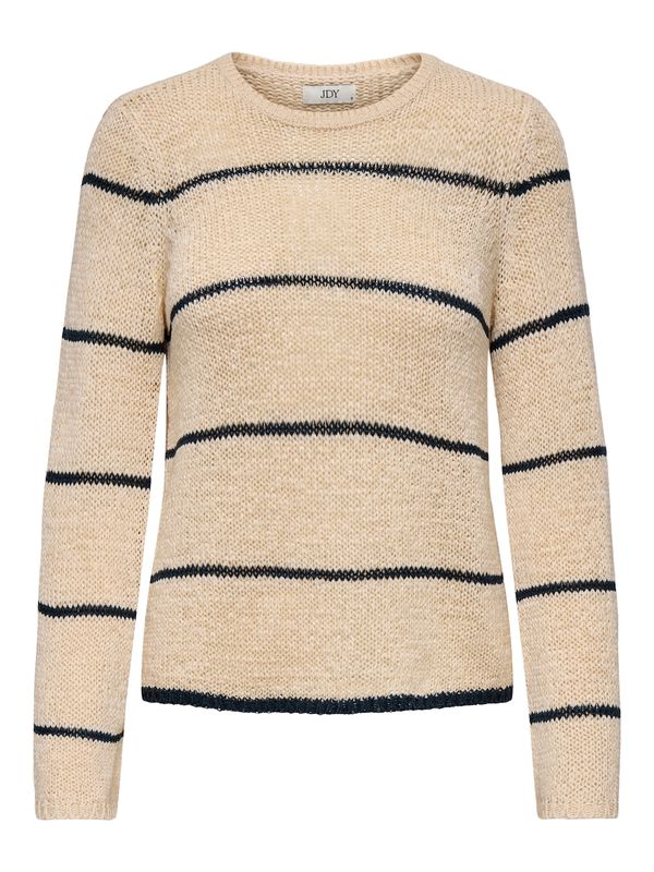 JDY JDY Pulover 'JDYMore'  taupe siva / crna