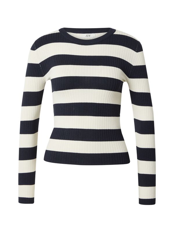 JDY JDY Pulover 'PLUM'  bež / noćno plava