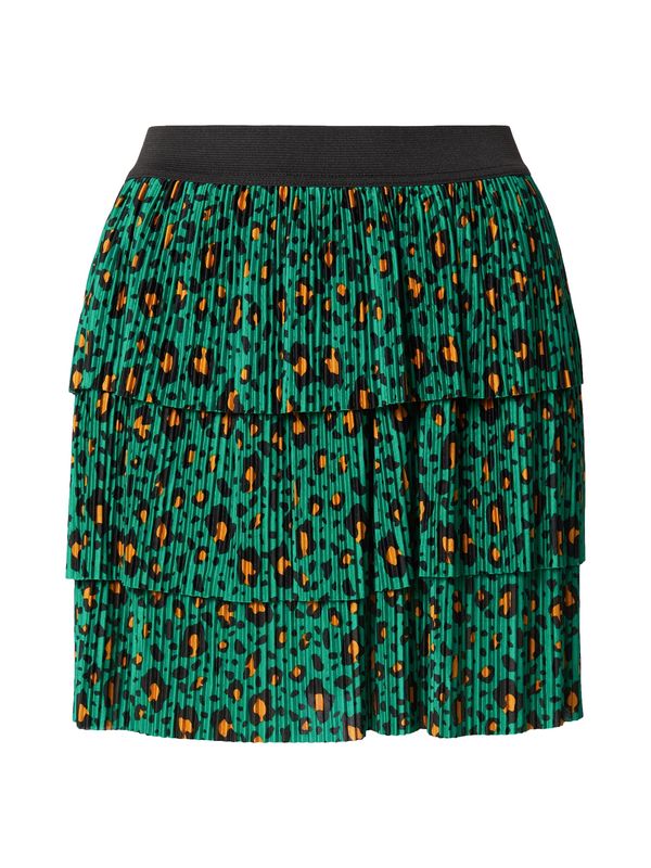 JDY JDY Suknja 'BOA'  zlatno žuta / zelena / crna