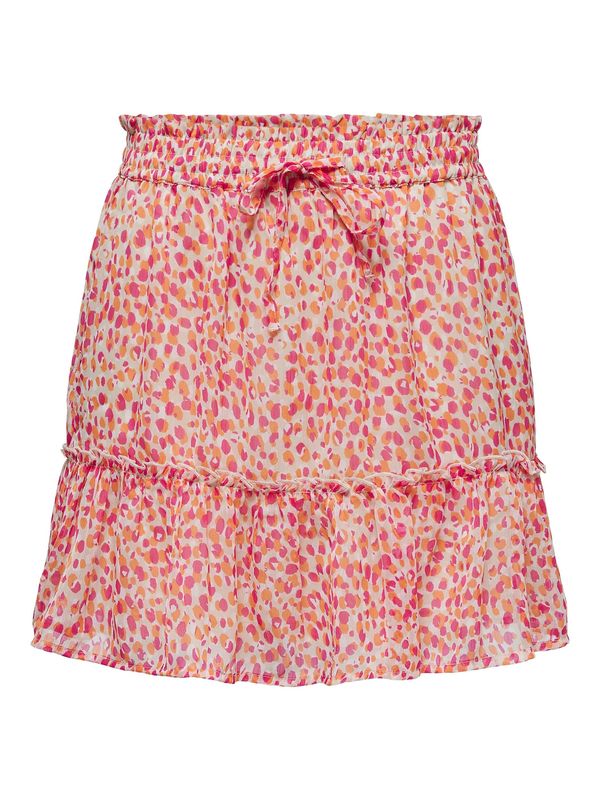 JDY JDY Suknja 'JENIFY'  bež / narančasta / roza
