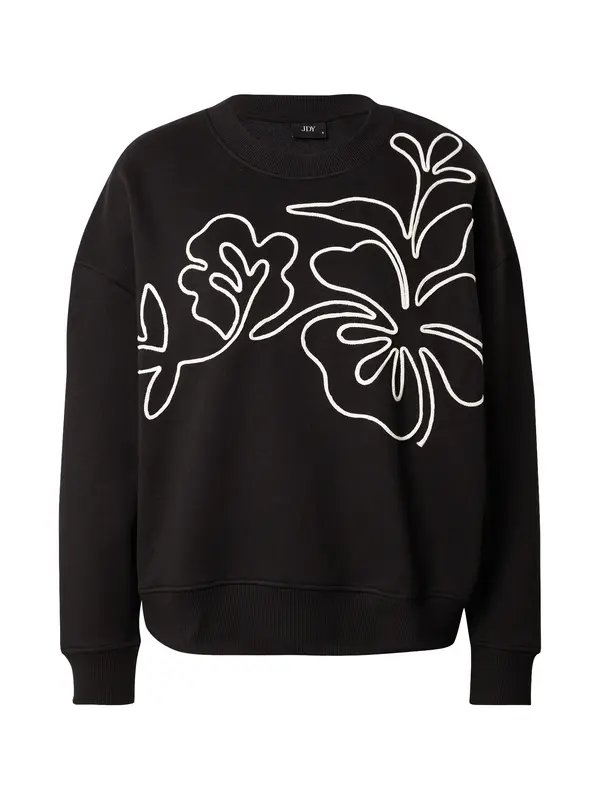 JDY JDY Sweater majica 'JDYCanoa'  crna / bijela