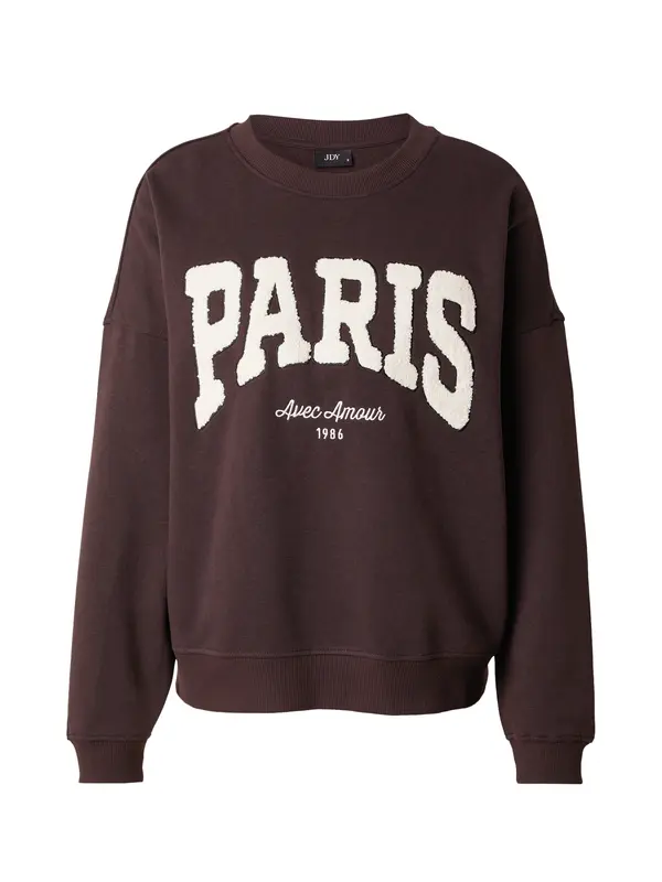 JDY JDY Sweater majica 'JDYMESA'  bež / tamno smeđa