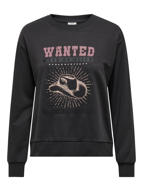 JDY JDY Sweater majica 'JDYPARIS LIFE'  pijesak / grafit siva / sivkasto ljubičasta (mauve) / srebro