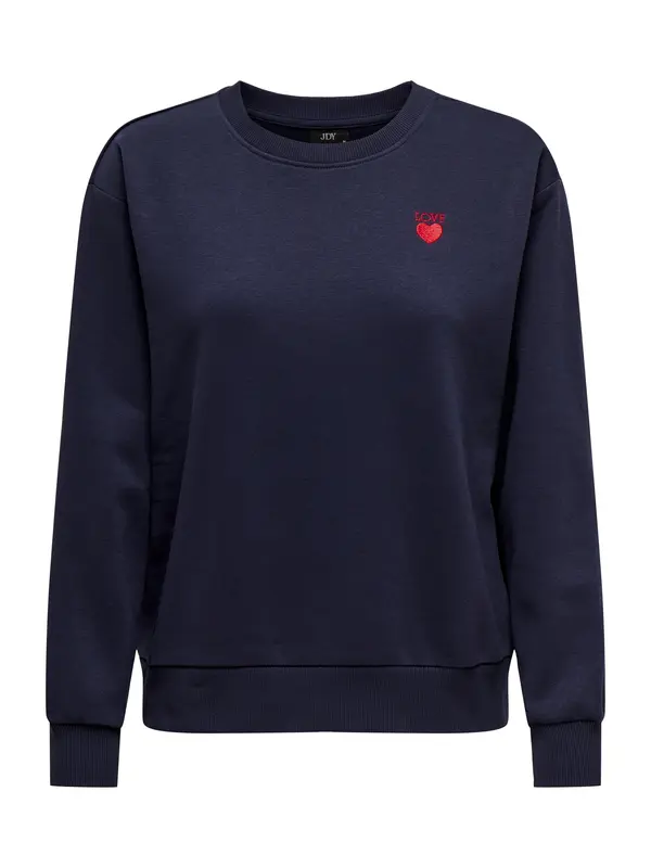 JDY JDY Sweater majica 'JDYPARIS'  plava / crvena