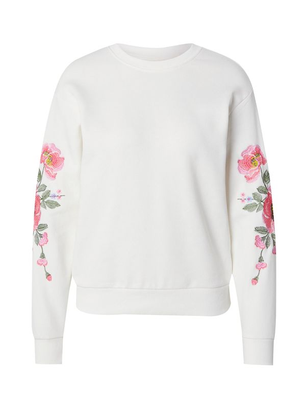 JDY JDY Sweater majica 'JDYPARIS'  zlatno žuta / tamno zelena / roza / bijela