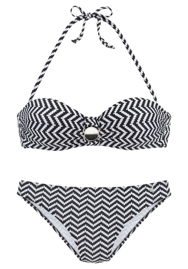 JETTE JETTE Bikini  crna / bijela